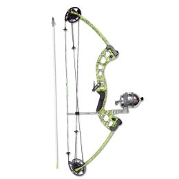 Muzzy Classic Chartreuse Fish Arrw w/Carp Point Bottle Slide