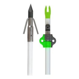 Muzzy Iron 2 Blde Fish Point w/Chartreuse Arrow Bottle Slide