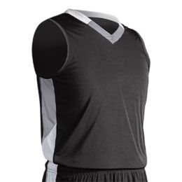 Champro Youth Rebel Basketball Jersey Navy Gold White Large