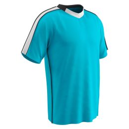 Champro Adult Mark Soccer Jersey Neo Orange Neo Blue Blk MED