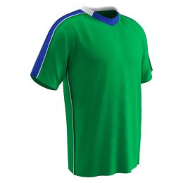 Champro Youth Mark Soccer Jersey Royal White Black Medium