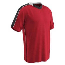Champro Adult Sweeper Soccer Jersey Navy White Small