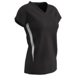 Champro SPIKE Ladies Volleyball Jersey Purple White Xlarge