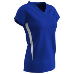 Champro SPIKE Ladies Volleyball Jersey White White Large