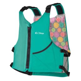 Full Throttle Child Life Jacket Rapid-Dry Flex-Back-Aqua