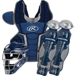Rawlings Renegade Catchers Set Ages under 12 Scarlet-Silver