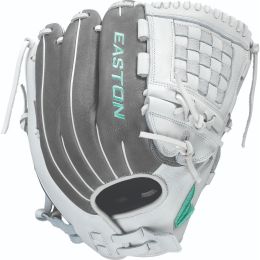 Easton Ghost Flex Softball Glove 11in Gry-Wht-Grn RH Throw