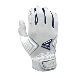 Easton Ghost Fastpitch Batting Gloves-White-Royal-L