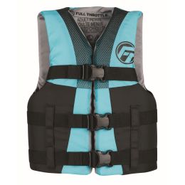 Full Throttle Adult Nylon Life Jacket S M Blue