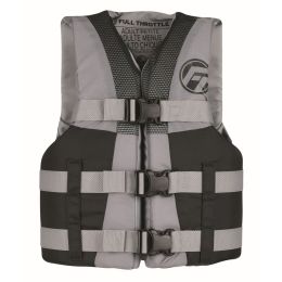 Full Throttle Adult Nylon Life Jacket L XL Blue