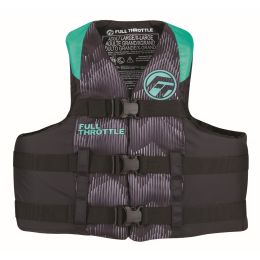 Full Throttle Youth Rapid-Dry Life Jacket Red