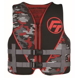 Full Throttle Adult Rapid-Dry Life Jacket S M Grey