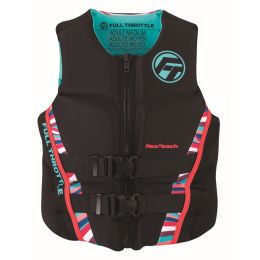Full Throttle Mens Rapid-Dry Flex-Back Life Jacket 3XL Red