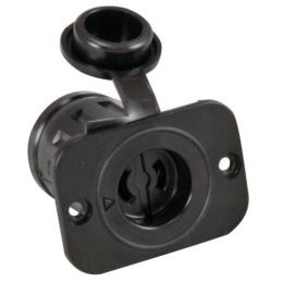 Scotty Rail Mounting Adapter Black 7/8in Round Rail