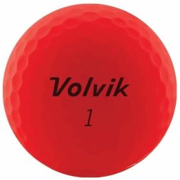 Volvik 2020 Vivid 3 Pc Golf Balls Matte Red