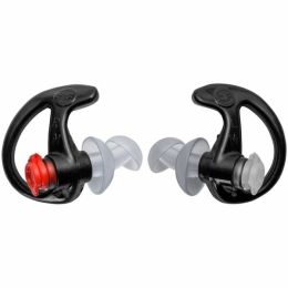 SureFire Double Flanged Filtered Earplugs Med 1 Pair Black