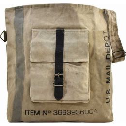Unisex Recycled Military Tent Crossbody (Pack of 1)