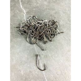 100 Extra Sharp Jigging Carbon Steel J Hooks - Size #14 (Pack of 1)