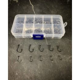 Fishing Hooks - 10 Different Sizes (Pack of 1)