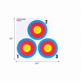 3 Spot Vegas Mini Paper Target 100 Count (Pack of 1)
