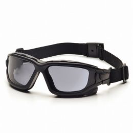 Pyramex I-Force Slim Black Frame Gray AF Lens Sealed Eyewear (Pack of 1)
