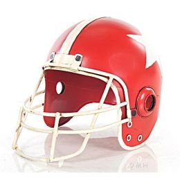 Red Football Helmet Model (Pack of 1)