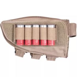 Butt Stock Cheek Rest Shotgun - Left - Coyote (Pack of 1)