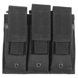 Triple Pistol Mag Pouch - Black (Pack of 1)
