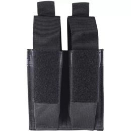 Pistol Quick Deploy Dual Mag Pouch - Black (Pack of 1)