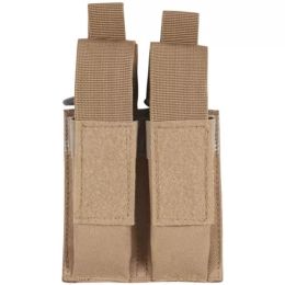 Pistol Quick Deploy Dual Mag Pouch - Coyote (Pack of 1)