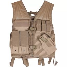 Assault Cross Draw Vest - Coyote (Pack of 1)