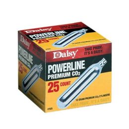 Daisy (604) Outdoor Products CO2 Cylinder 25 Count Silver 12gm